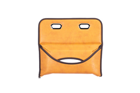 ヘッドレスト・ティッシュケース  クラシック　キャメル