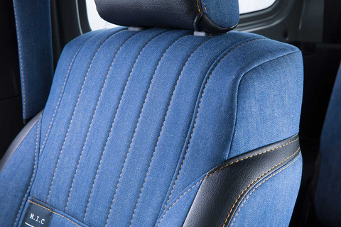 ジムニーJB64シートカバー  M.I.C DENIM　シートデザイン詳細