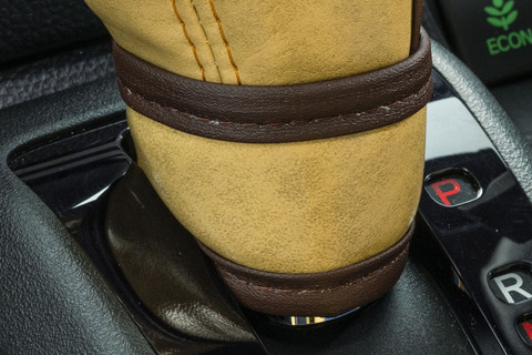 N-VAN シフトノブカバー　 アンティーククリームイエロー