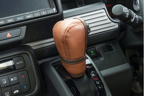 N-VAN シフトノブカバー&グリップカバーセット　 クラシックブラウン