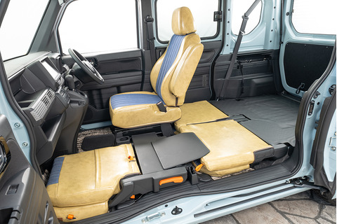 N-VAN フラットマット  アンティークデニム