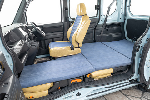 N-VAN フラットマット  アンティークデニム