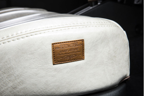 ジムニーシエラJB74　シートカバー  アンティークデザインSアンティークパッチ装備