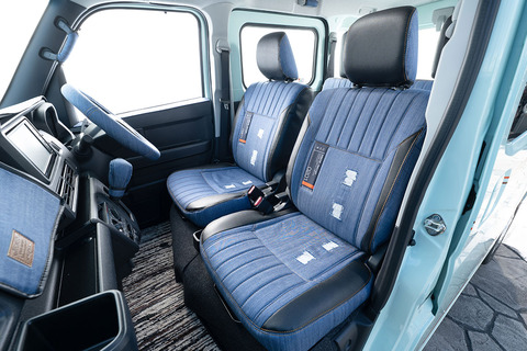 S700アトレー シートカバー  M.I.C DENIM前席