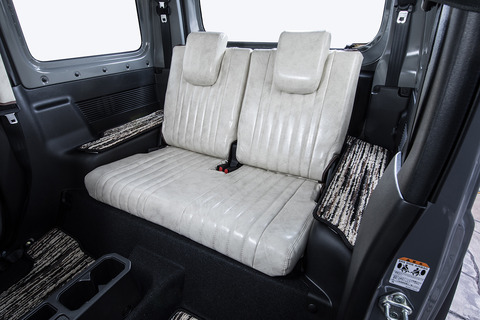 シートカバー  アンティーク　後部座席　ホワイトスモーク