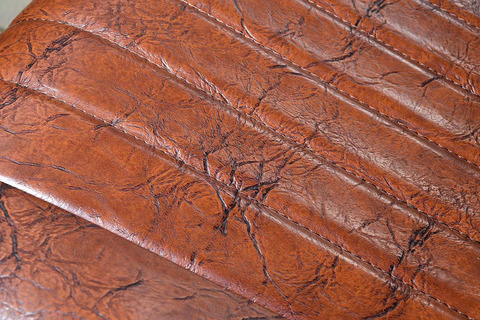 90ヴォクシー シートカバー アンティークデザインS　ブラウン　細部