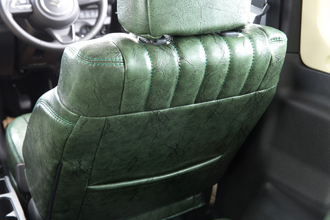 シートカバー  アンティーク前席背面デザイン