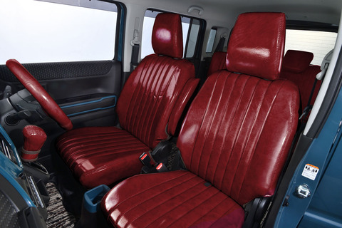 N-VAN シートカバー  アンティークボルドー