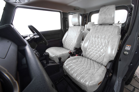 90ノア シートカバー  アンティークデザインD　ホワイトスモーク