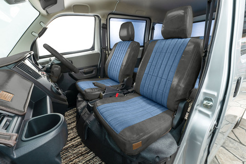 ライトエース　シートカバー  アンティークデニム　グレー