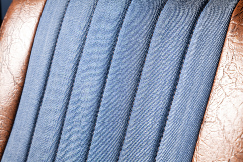 タウンエース　シートカバー  アンティークデニム　ブラウン