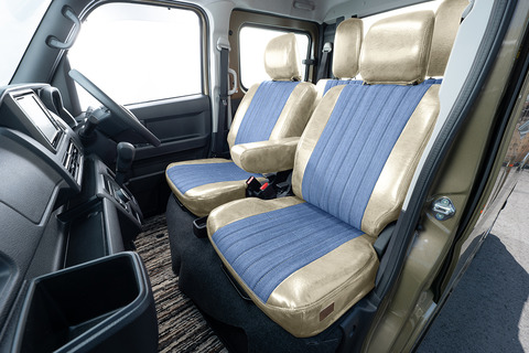 アトレーデッキバン シートカバー  アンティークデニムスモークホワイト