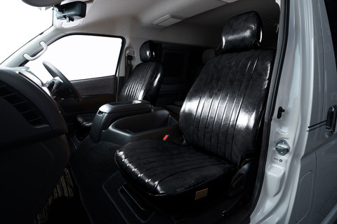 シートカバー  アンティークデザインSブラック