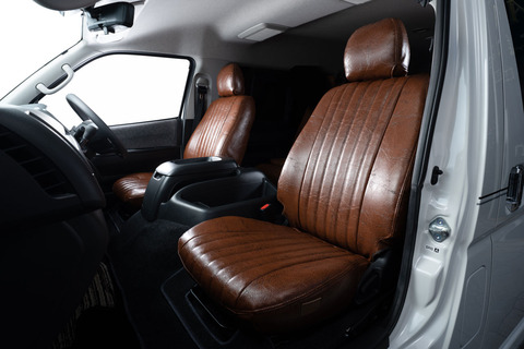 シートカバー  アンティークデザインSブラウン