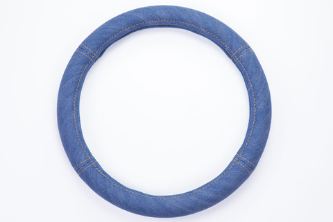 ハンドルカバー　 アンティーク　デニムデザイン