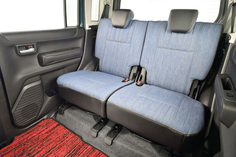 シートカバー  M.I.C DENIM　ハスラー装着　後部座席