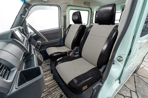 シートカバー  アンティーク千鳥　ブラック