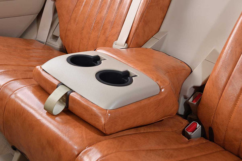 150プラド シートカバー アンティークデザインS　キャメル　カップホルダー