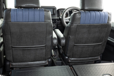 シートカバー  アンティークデニム　ヴィンテージブラック