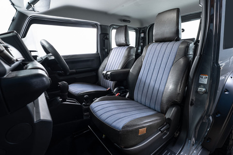 シートカバー  アンティークデニム　ヴィンテージブラック