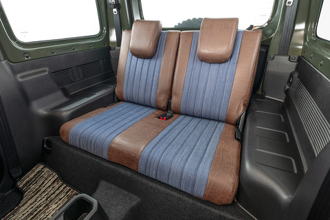 シートカバー  アンティークデニム　ヴィンテージブラウン