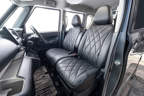 カスタムシートカバー車種専用デリカミニ運転席肘掛け収納