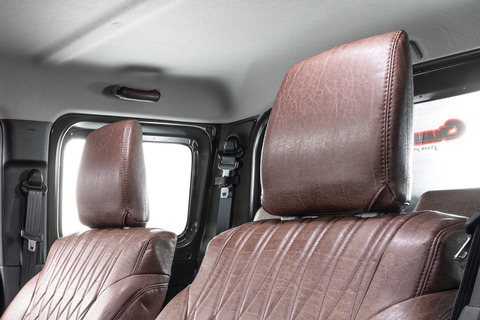 シートカバー  アンティークデザインD　ヴィンテージブラウン　ジムニー装着