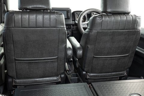 シートカバー  アンティーク　ヴィンテージブラック　ジムニー装着