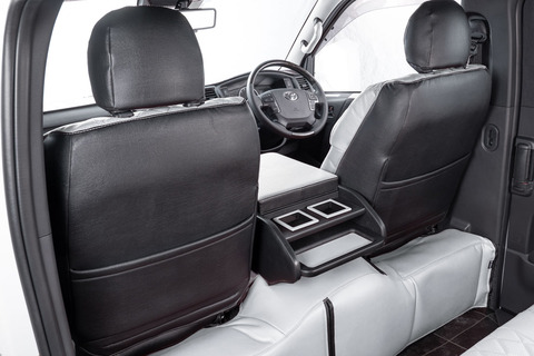 シートカバー車種限定　ハイエースtype200 バゲットタイプ バン2列車用 【1台分全席】