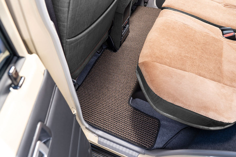 シートカバー  アンティークコーデュロイ　コーデュロイキャメルxヴィンテージブラック