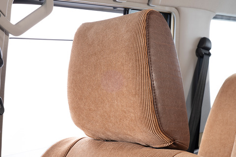 シートカバー  アンティークコーデュロイ　コーデュロイキャメルxヴィンテージブラウン