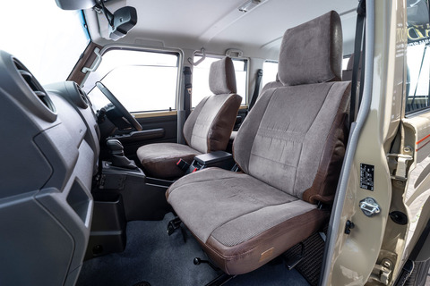 シートカバー  アンティークコーデュロイ　コーデュロイグレーxヴィンテージブラウン