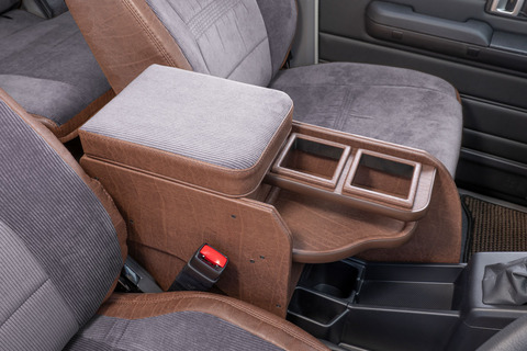 ランドクルーザー"70" 再再販モデル専用センターコンソール アンティークコーデュロイ　ブラウン　グレー