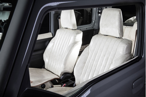 ジムニーシエラJB74　シートカバー  アンティークデザインS装着イメージ