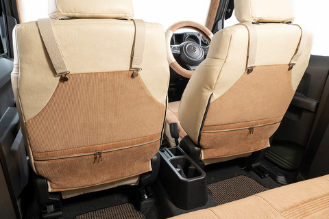 ジムニーJB64 シートカバー カントリー　アイボリーxキャメルxベージュ