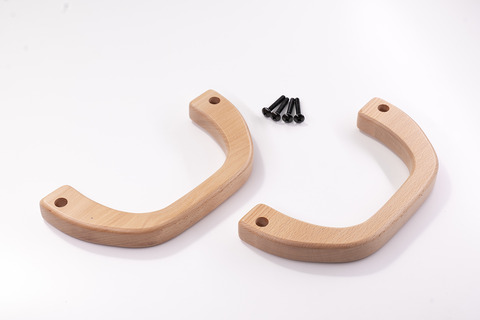 200ハイエース 木製グリップ ワゴンスライドドア用前後2本セット ナチュラル 単体