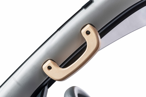 200ハイエース 木製グリップ Aピラー用左右2本セットナチュラル 運転席側装着