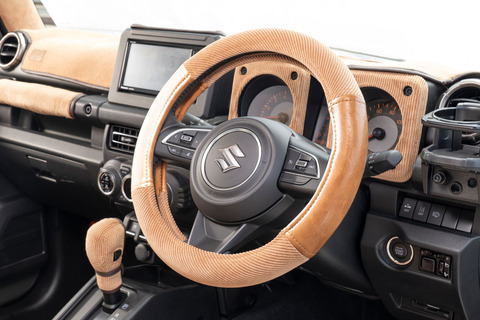 ハンドルカバー アンティークコーデュロイ アンティークキャメル×キャメル