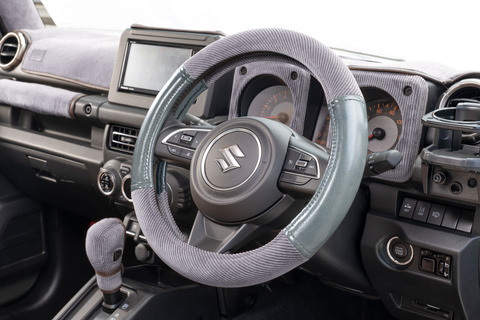 ハンドルカバー アンティークコーデュロイ アンティークグレー×グレー