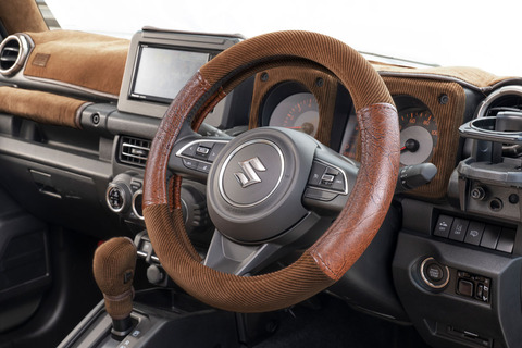 ハンドルカバー アンティークコーデュロイ アンティークブラウン×ブラウン