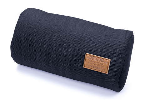 カーインテリア　ネックパッド  アンティーク　デニムデザイン インディゴ