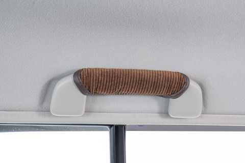 ランドクルーザー70再再販モデルグリップカバーコーデュロイブラウンアシストグリップ２