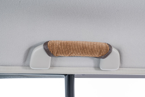 ランドクルーザー70再再販モデルグリップカバーコーデュロイキャメルアシストグリップ２