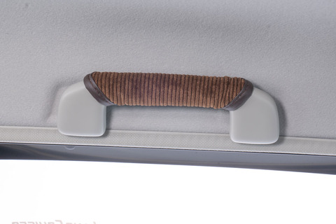 ランドクルーザー70再再販モデルグリップカバーコーデュロイブラウンアシストグリップ３