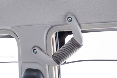 ランドクルーザー70再再販モデルグリップカバーコーデュロイグレーBピラー運転席側