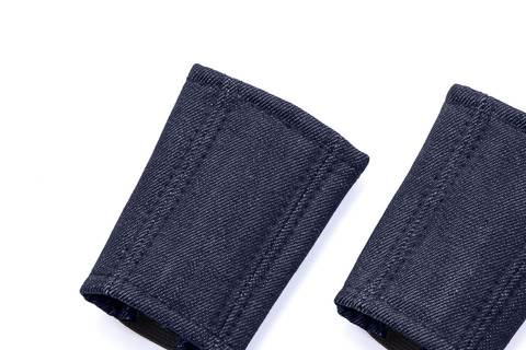 バックルカバー  アンティーク　デニムデザインインディゴ　2個セット