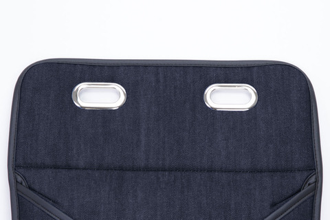 ヘッドレスト・ティッシュケース  アンティーク デニムデザインインディゴ