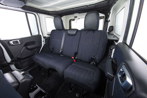 JKラングラー シートカバー  M.I.C DENIM インディゴ