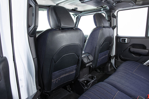 JKラングラー シートカバー  M.I.C DENIM インディゴ