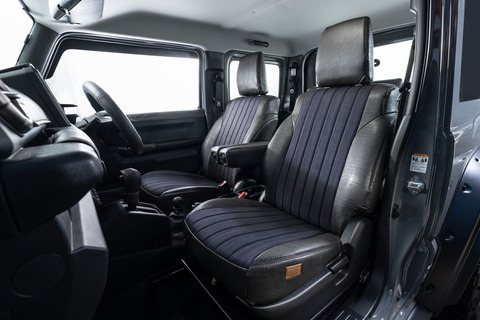 シートカバー  アンティークデニム　ヴィンテージブラック